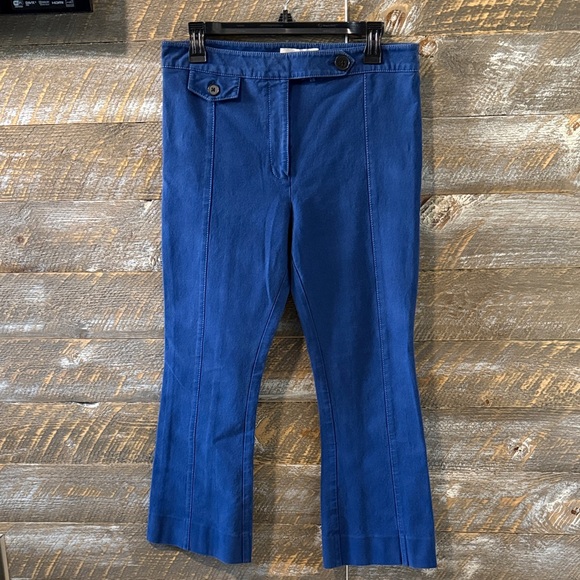 Derek Lam Royal Blue Flare Jeans